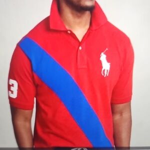 Polo by Ralph Lauren Big Pony Mesh Polo Shirt Size XXL